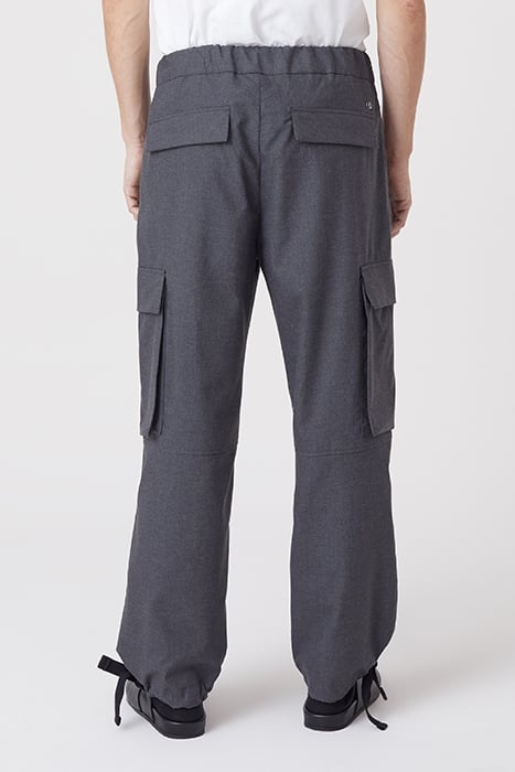 FREEPORT WIDE PANTS DARK GREY MELANGE 2