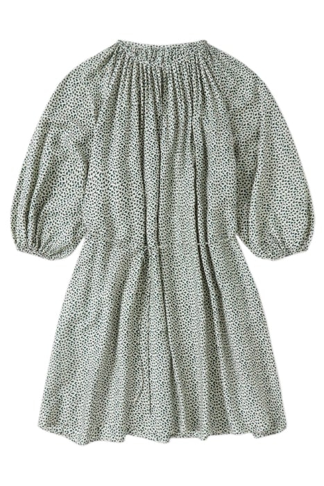 SHORT BELTED DRESS FERN GREEN 3