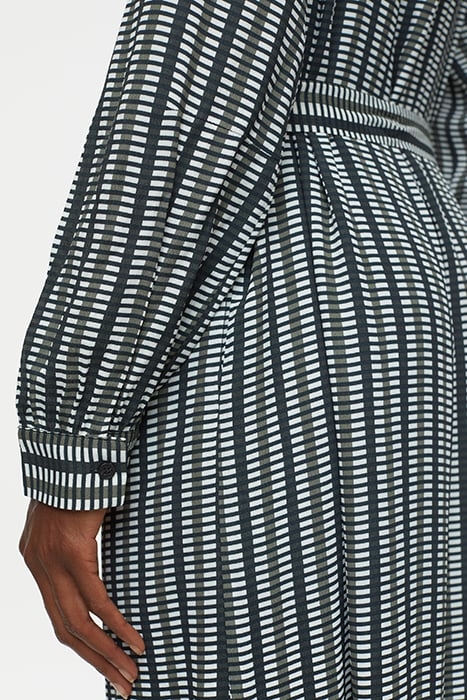 GATHERED DRESS INDUSTRIAL GREEN 6