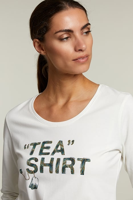 ECRU CREW NECK T-SHIRT 4