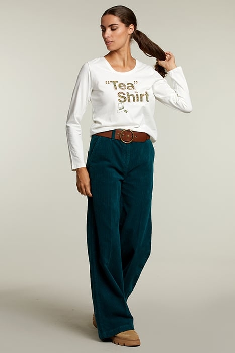 ECRU CREW NECK T-SHIRT 3