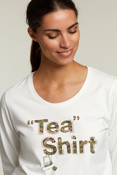 ECRU CREW NECK T-SHIRT 4