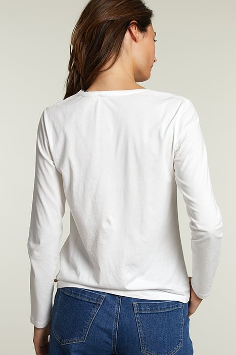 OFF WHITE LONG SLEEVE TEE 2