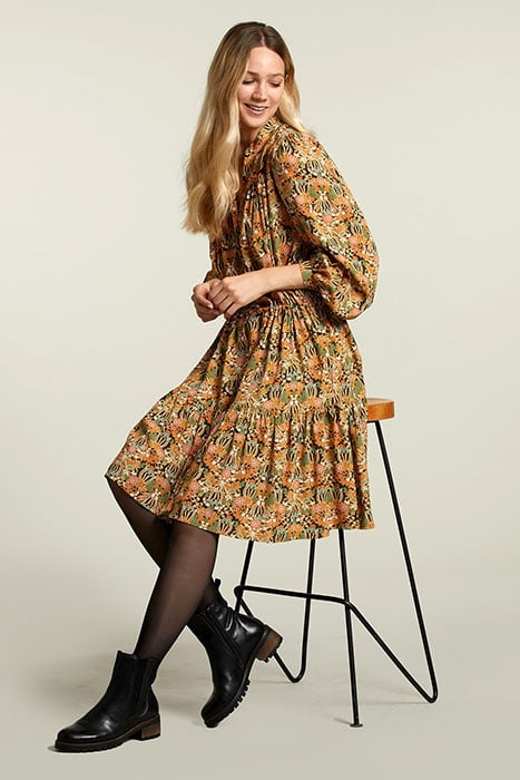 MULTI FANTASY DRAWSTRING DRESS 1