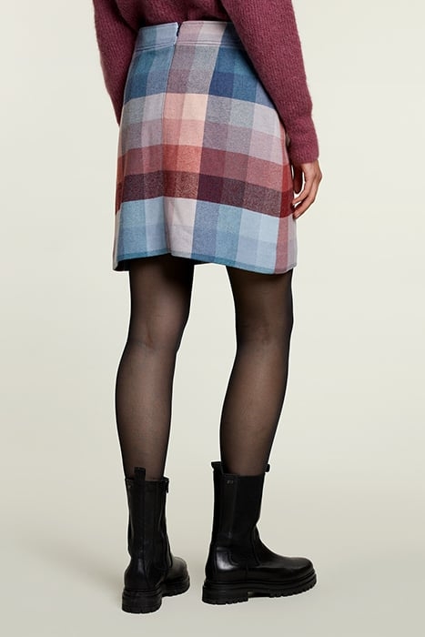 MULTI CHECKED SHORT SKIRT 2