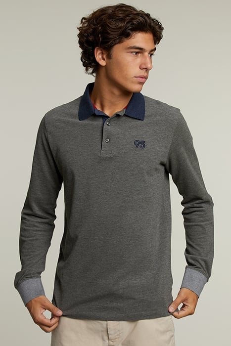 CUSTOM FIT COTTON POLO WOODSTOCK MIX 1