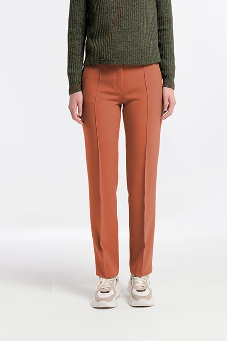 PLAIN WAVE LOOPS ZUPRA TROUSERS WASHED RED 1