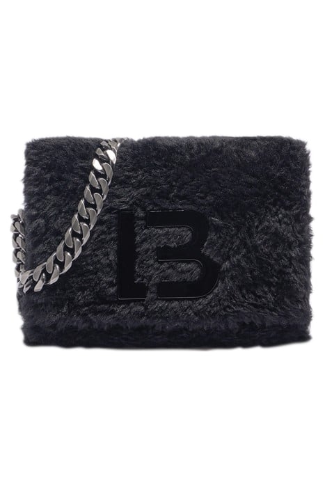 M BLACK FUR SHOULDER BAG 1