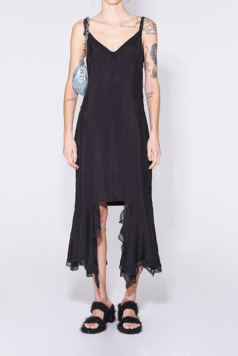 BLACK SLIP DRESS 1