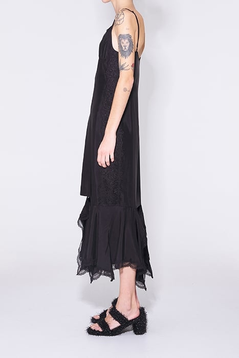 BLACK SLIP DRESS 4