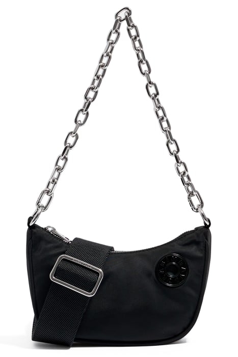 XS BLACK NYLON MOON BAG 1