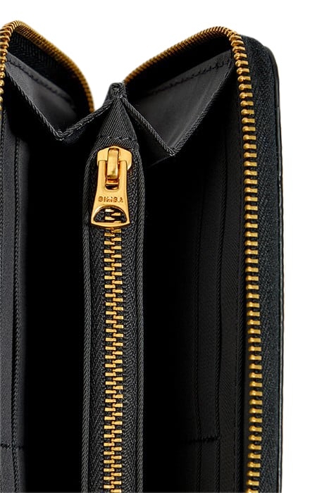 BLACK LEATHER BOOK WALLET 3