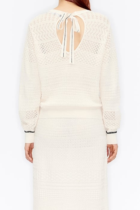 IVORY TEXTURED SWEATER 2