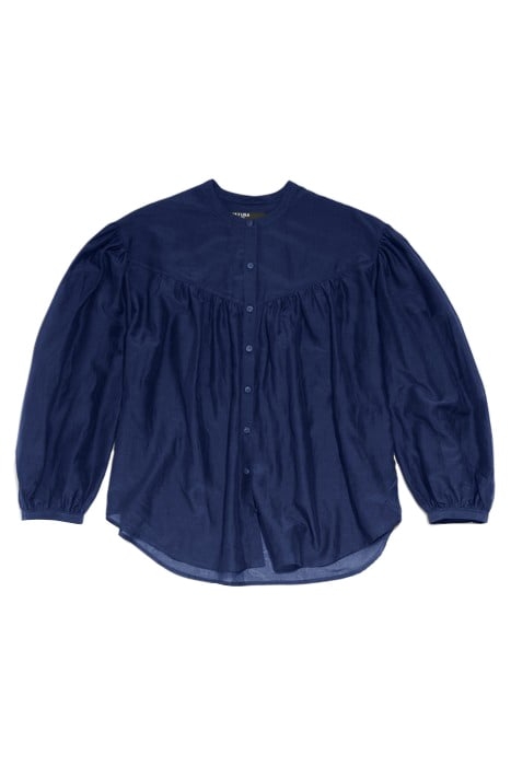 NAVY BLUE BOXY SHIRT 3