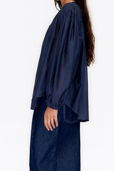 NAVY BLUE BOXY SHIRT 4