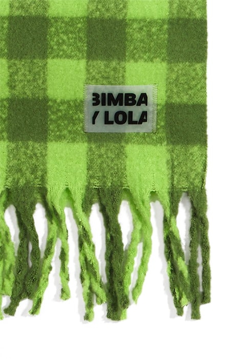 GREEN CHECKED SCARF 2