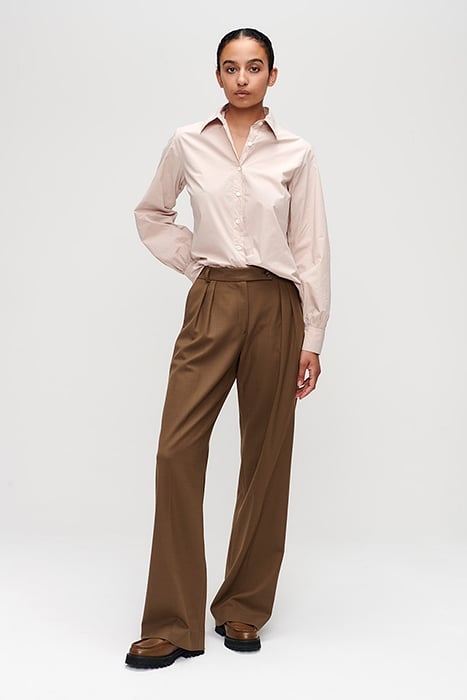 MARGE POPLIN BLOUSE BLUSH 1