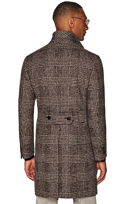 BROWN CHECKED OVERCOAT 2