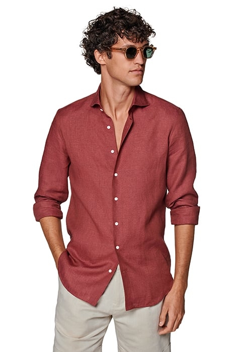 RED SLIM FIT SHIRT 1