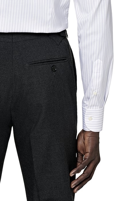 PURPLE STRIPED POPLIN EXTRA SLIM FIT SHIRT 5