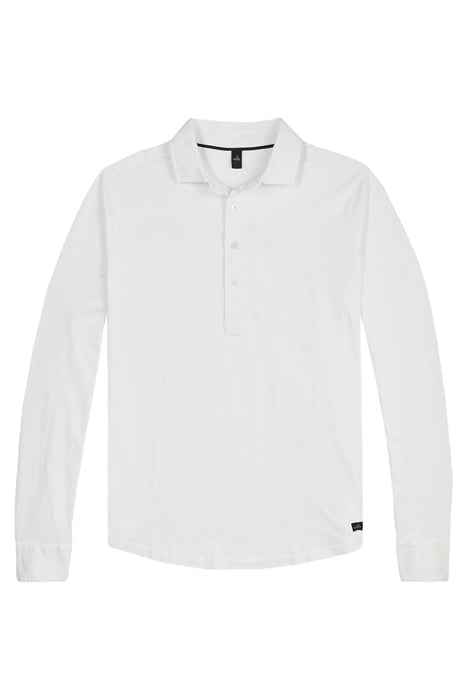 NORTON | TAILORED JERSEY POLOSHIRT OFF WHITE 1
