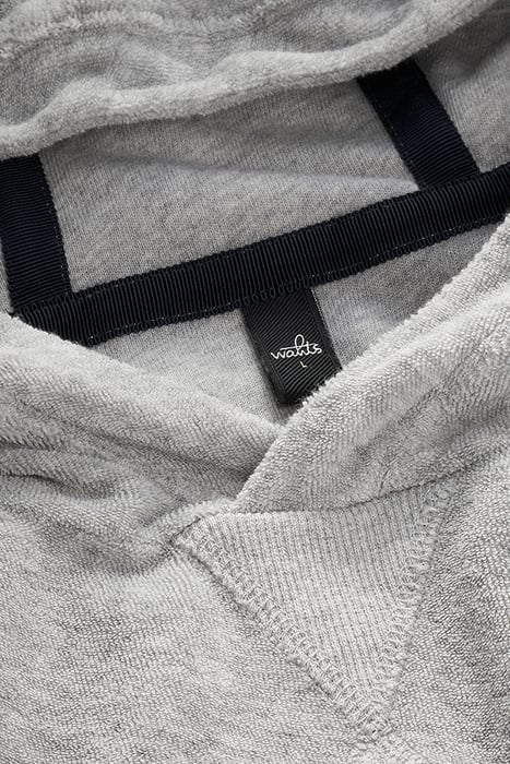REED | TOWELING HOODIE LIGHT GREY MELANGE 2