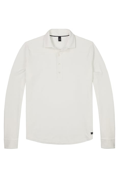 THOMSON | TAILORED JERSEY POLOSHIRT PURE WHITE 1
