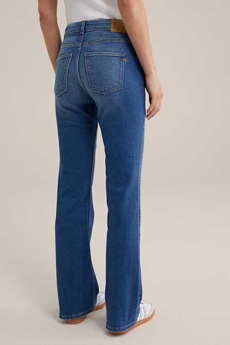 5-POCKET MID WAIST BLUE 2