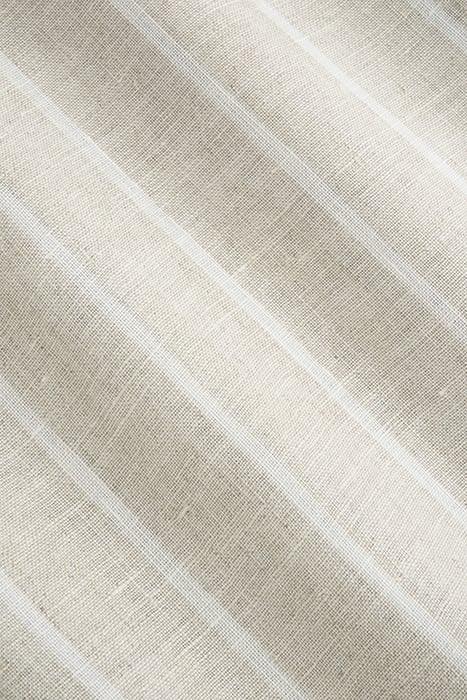 LIGHT BROWN STRIPED SLIM FIT SHIRT 7