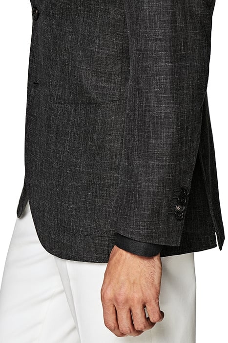 DARK GREY TAILORED FIT LAZIO BLAZER 8