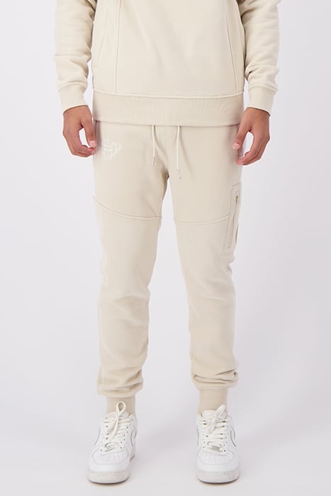 STRIPE SWEATPANTS SAND 1