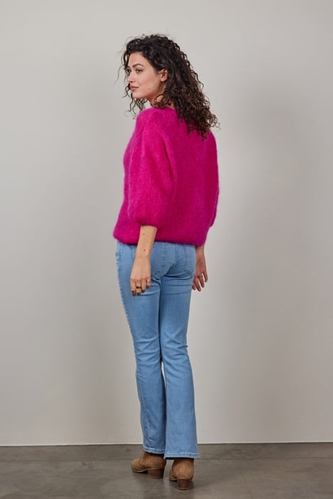 MOHAIR PULLOVER MIRA RASPBERRY PINK 3