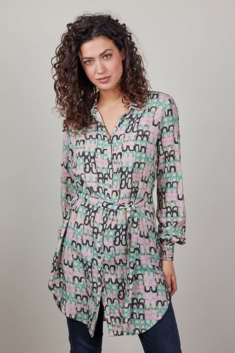 TUNIEK CLEA PRINT OFFWHITE WITH WHISPER PRINT 1