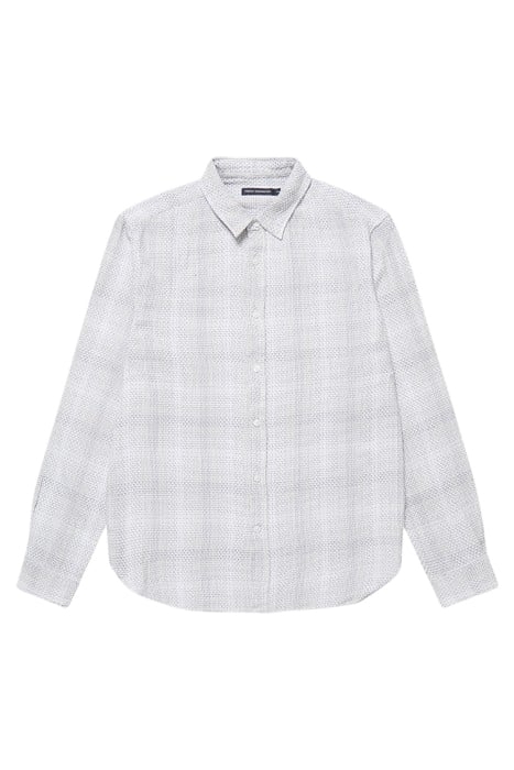 BERROW DOBBY COTTON SHIRT WHITE 3