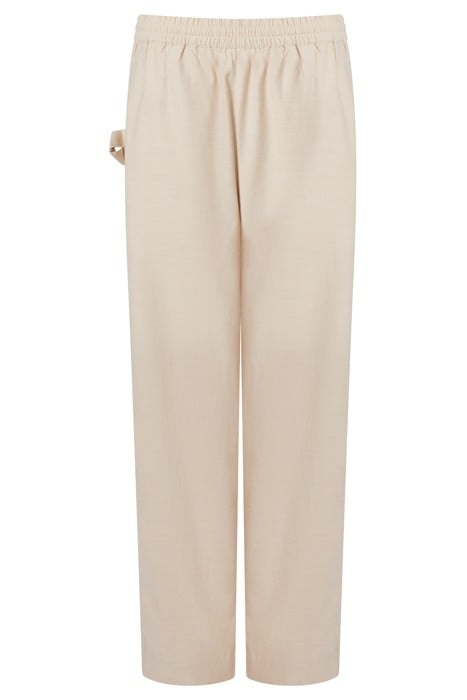 ALANIA LYOCELL BLEND TROUSER BROWN 3