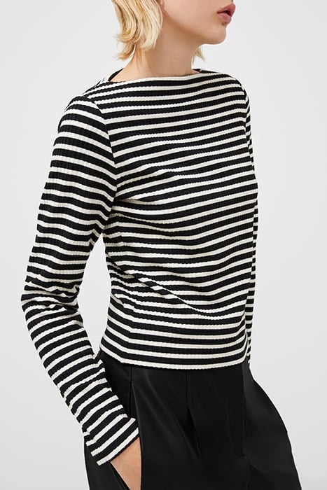 BRETON STRIPE TOP BLACK 4