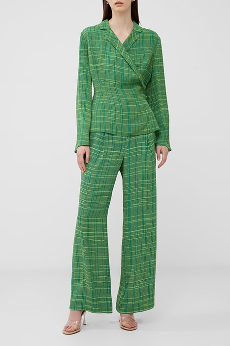 CARMEN CREPE TOP GREEN 2