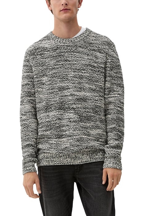 S.OLIVER PULLOVER GREY/BLACK 1