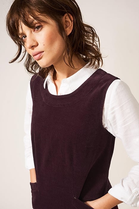 LOTHBURY  CORD PINNY DARK PLUM 6