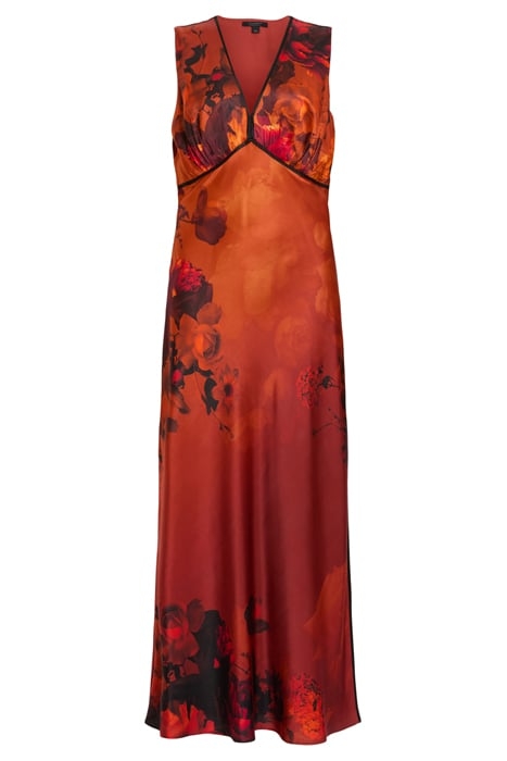 KARLA DRESS ADELA BURNT ORANGE 3
