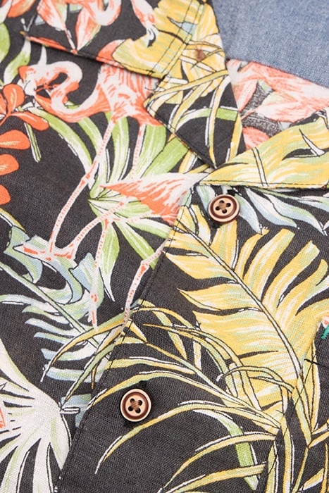 FLAMINGO PRINTED  SHIRT BLACK PRINTED 3