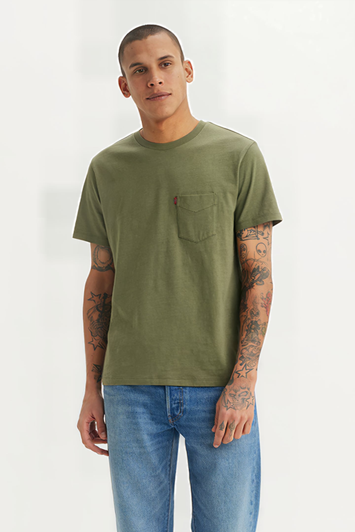 SS BASIC T-SHIRT GREEN 1