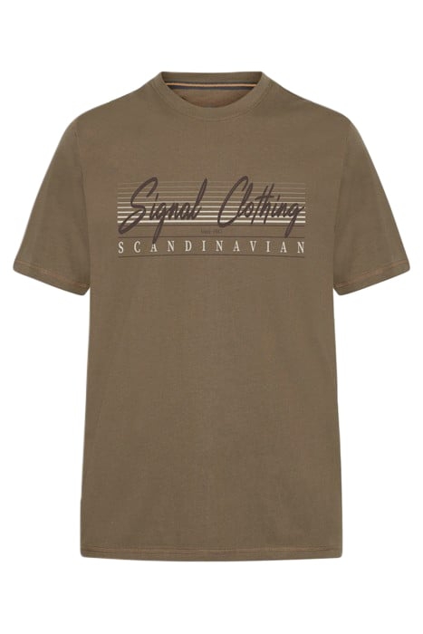 LIAMSI FRONT PRINT TEE+ TOBACCO 1