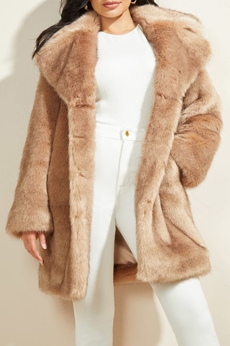 GWENDA COAT MARFA LIGHT FAUX FUR MULTI 5