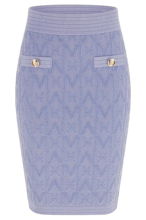 PENELOPE ALL OVER DUST LIGHT MINI SKIRT BLUE 4