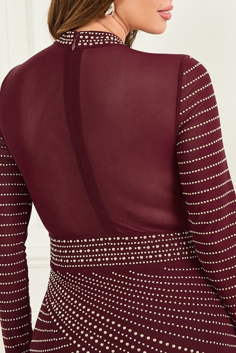 STELLA MINI DRESS VINO 8