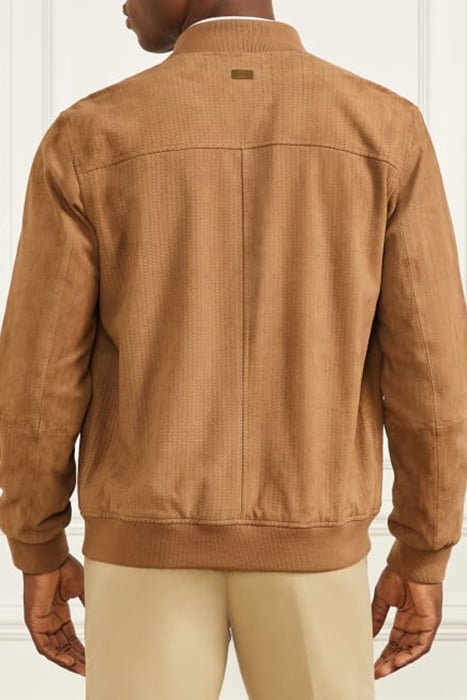 SUEDE JACKET TALL BOOTS LIGHT BROWN 2