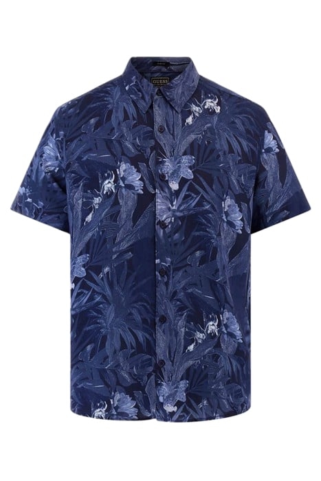 SS ECO RAYON TROPICAL SHIRT ETCHED TROPICAL PRIN 4