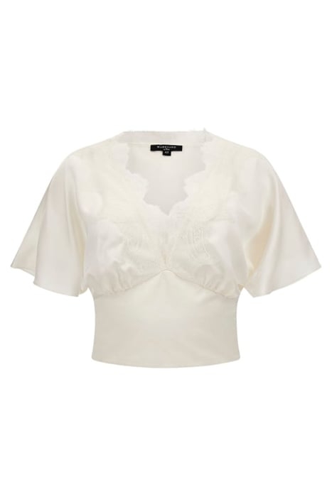 GARLAND TOP PALE BLOUSE PEARL 1