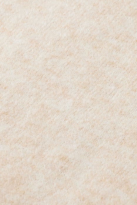 FUZZY CREW NECK PULLOVER SAND MELANGE 8